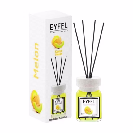Odorizant de camera Eyfel cu betisoare 120 ml cu aroma de Pepene Galben